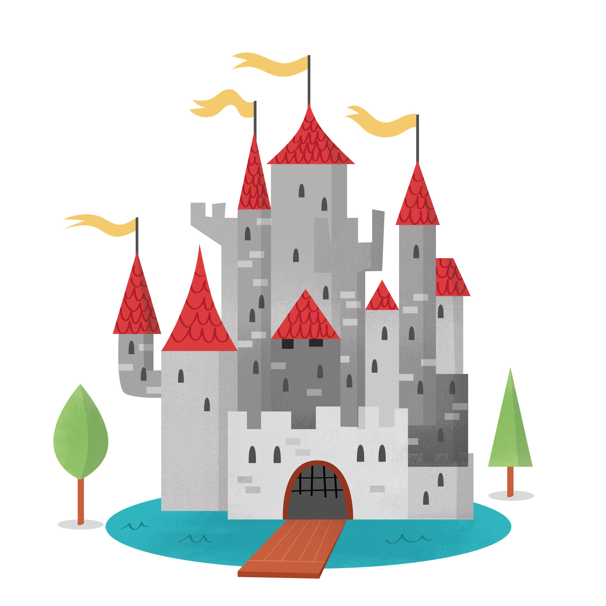 castle illustration